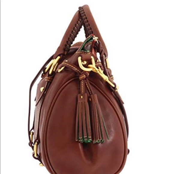 Dooney & Bourke florentine small satchel chestnut - Picture 3 of 9
